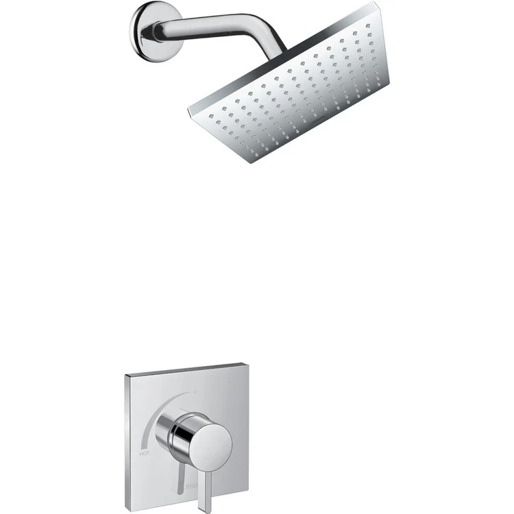 Vernis Shape Pressure Balance Shower Set with 1.75 GPM Shower Head and Rough-In Valve - Frankwebs
