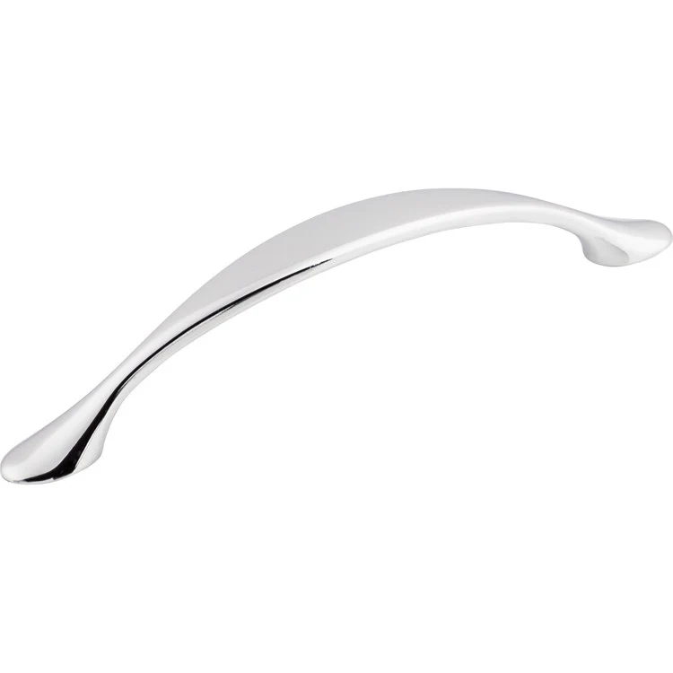 Pull Nouveau Hartford D Handle for Decorative Hardware Polished Chrome Zinc Alloy 5-1/16 Inch 6-5/16 Inch Length - Frankwebs