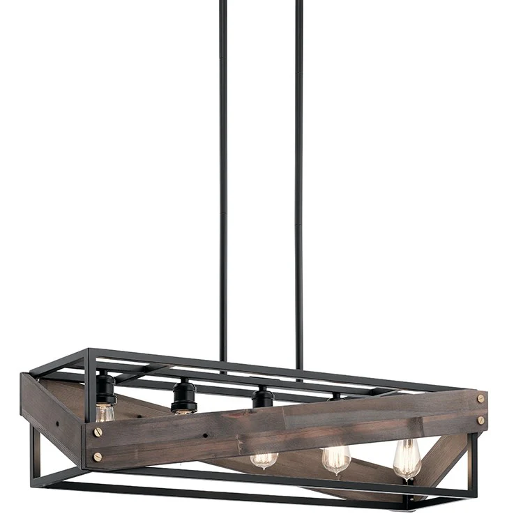 Fulton Cross Five-Light Linear Chandelier - Frankwebs