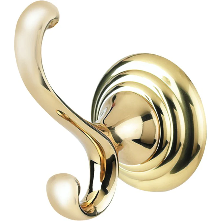 Robe Hook Embassy Bath Universal Polished Chrome 4-1/16 Inch 3-13/16 Inch Wall Mount Brass - Frankwebs