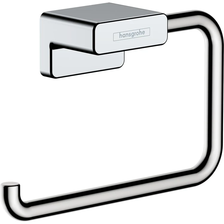 Toilet Paper Holder AddStoris Euro Less Cover Chrome Metal 6 Inch 1-5/8 Inch Wall Mount - Frankwebs