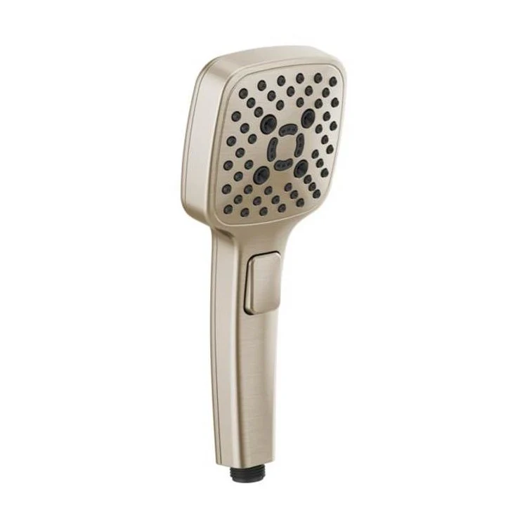 Handshower Universal Showering Essential Linear Square Chrome 4 Function Full Spray Mist Pray Shampoo Spray and Pause ADA WaterSense 1.75 Gallons per Minute - Frankwebs