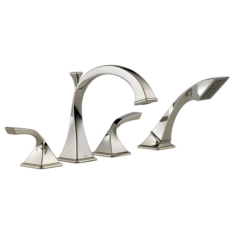 Virage Two Handle Roman Tub Faucet with Handshower - Frankwebs