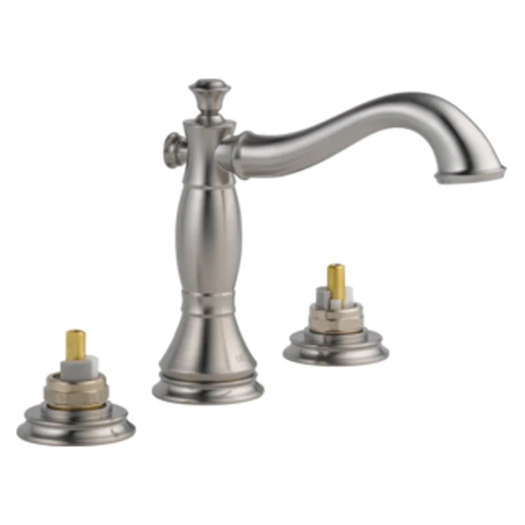 Cassidy Two Handle Widespread Bathroom Faucet with Drain without Handles - Frankwebs