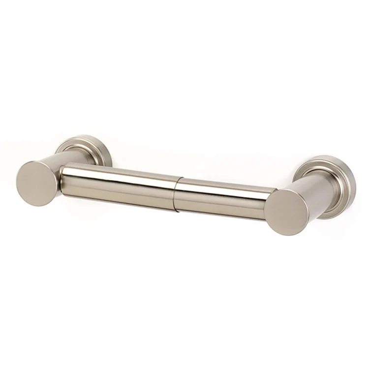 Toilet Paper Holder Infinity Bath Satin Nickel Brass 6-1/4 to 8-3/4 Inch 2-13/16 Inch Wall Mount - Frankwebs