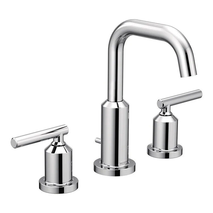 Gibson Two-Handle Widespread Bathroom Faucet with Drain - Frankwebs