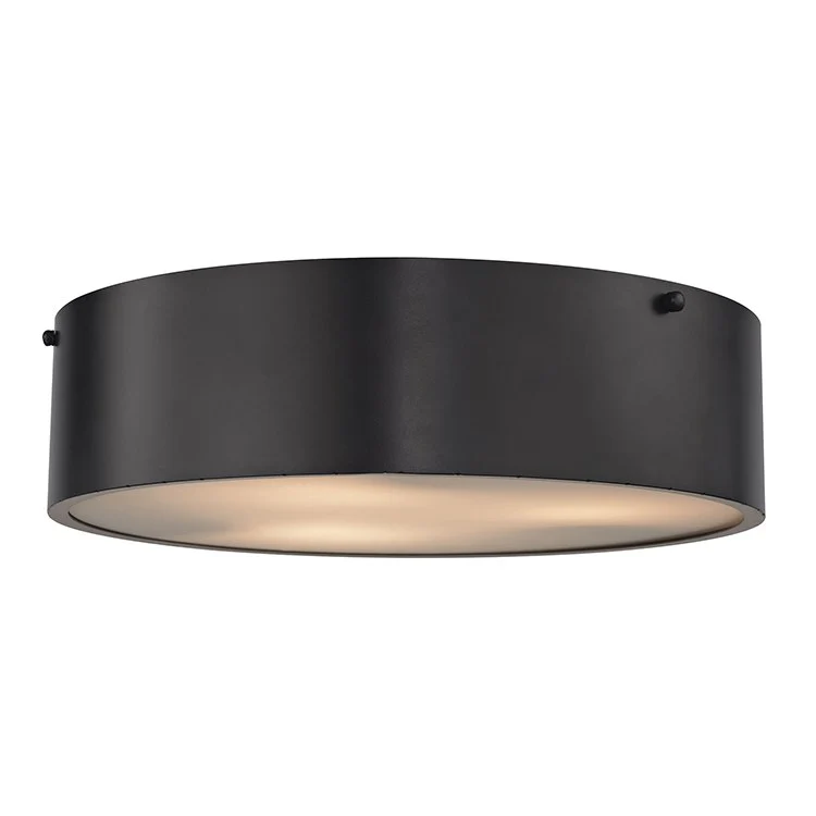 Clayton Three-Light Flush Mount Ceiling Fixture - Frankwebs