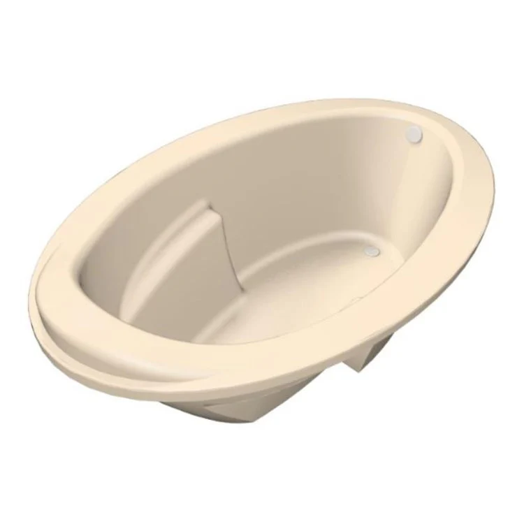 Combination Tub Designer Collection Deanna 60 x 36 x 22 Inch Drop-In End Drain Biscuit Oval - Frankwebs