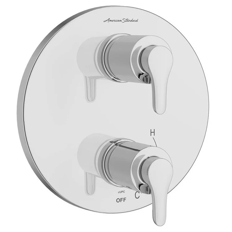 Studio S Two-Handle Integrated Shower Diverter Trim Only with Lever Handles - Polished Chrome - Frankwebs