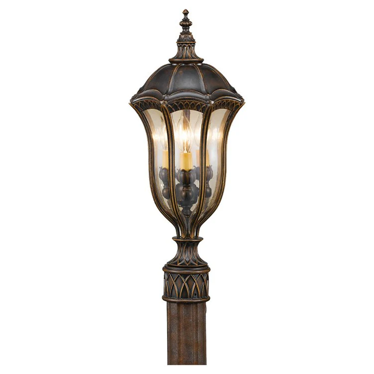 Baton Rouge Three-Light Outdoor Post Lantern - Frankwebs
