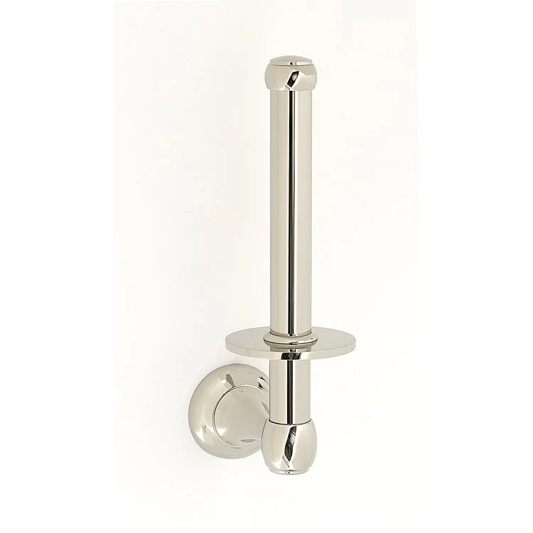 Toilet Paper Holder Royale Bath Reserve Polished Nickel Brass 7-15/16 Inch 3-1/8 Inch Wall Mount - Frankwebs
