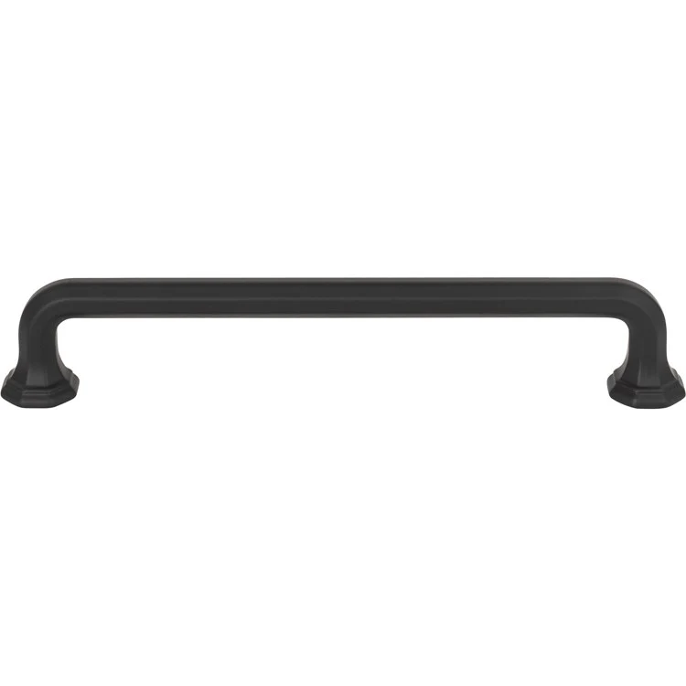 Drawer Pull Atlas Elizabeth Matte Black Zinc Alloy 6-5/16 Inch - Frankwebs