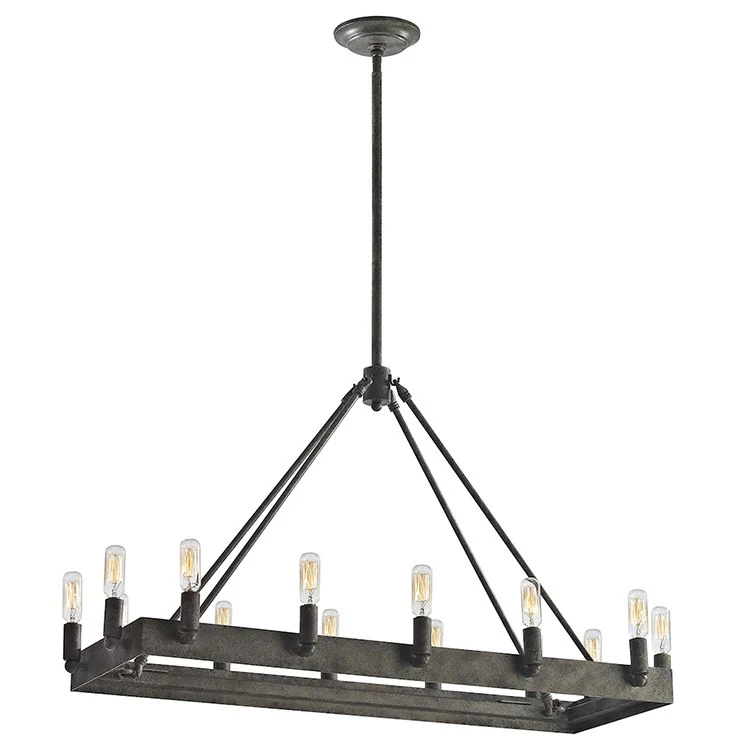 Lewisburg Fourteen-Light Linear Chandelier - Frankwebs