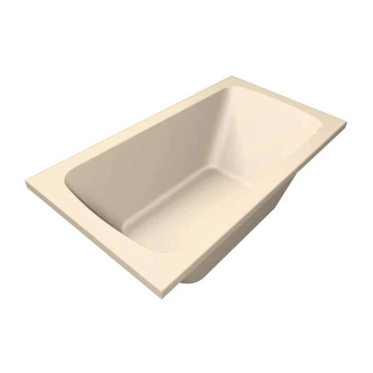 Combination Tub Designer Collection Kira 60 x 32 x 20 Inch Center Drain Bone Rectangle - Frankwebs
