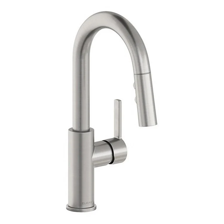 Bar Faucet Avado Deck Mount 1 Lever ADA Lustrous Steel Spout Type Pull Down - Frankwebs