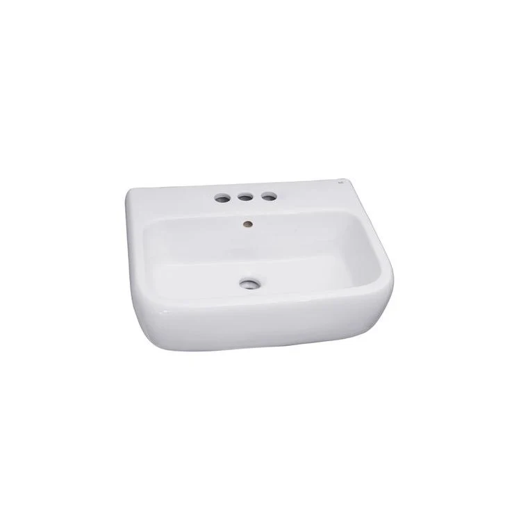 Pedestal Top Metropolitan 420 16-1/2 Inch White 4 Inch Spread Vitreous China Rectangle - Frankwebs