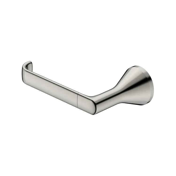 Toilet Paper Holder Aspirations Spring Bar Brushed Nickel Metal Wall Mount 7 Inch - Frankwebs