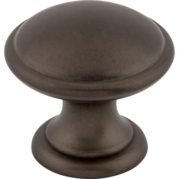 Knob Dakota Round Flat Black Zinc Alloy 1-1/4 x 1-1/4 x 1-1/5 Inch 1-1/5 Inch - Frankwebs