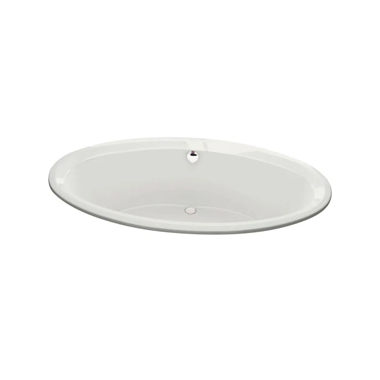Tub Tympani 71-5/8 x 41-5/8 x 20-1/4 Inch Drop-In with Whirlpool Center White Acrylic - Frankwebs