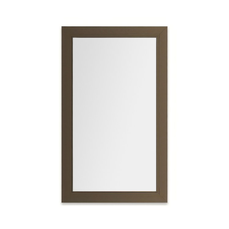 Medicine Cabinet Main Line 24 x 40 Inch 1 Doors Framed Mirror Brushed Bronze Flat Top Merion Frame Slow Close Hinges Sliding Magnification Mirror Magnetic Strip Interior Lighting USB Charging ports Electrical Outlets Phone Holder 4 Inch - Frankwebs