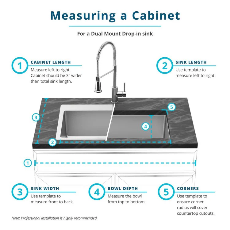 Kitchen Sink Crosstown 33 x 22 Inch Single Bowl Kit with Faucet 1 Hole Polished Satin Drop-In Undermount - Frankwebs