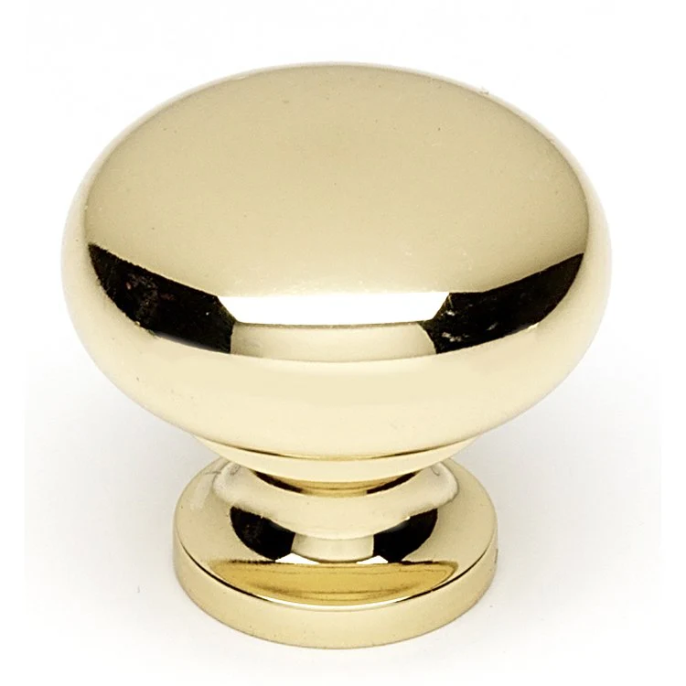 Knob IV Collection Round Barcelona Brass 1-1/4 Inch 1-1/8 Inch 3/4 Inch - Frankwebs