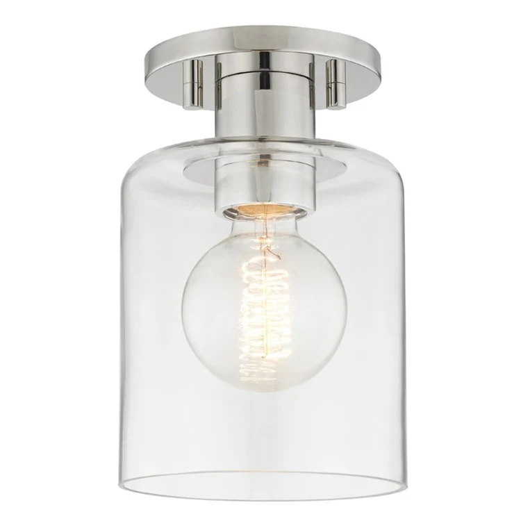 Neko Single-Light Semi-Flush Mount Ceiling Fixture - Frankwebs