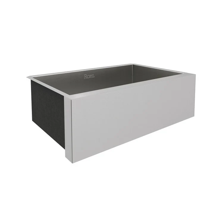 Kitchen Sink Proscenio 30 Inch Single Bowl Apron Front 1 Hole Brushed Stainless Steel Front Rectangle - Frankwebs