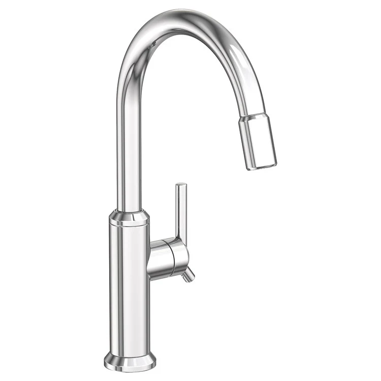 Kitchen Faucet Jeter 1 Lever ADA Polished Chrome Pull Down Spout Height 10-7/9 Inch 1.8 Gallons per Minute - Frankwebs