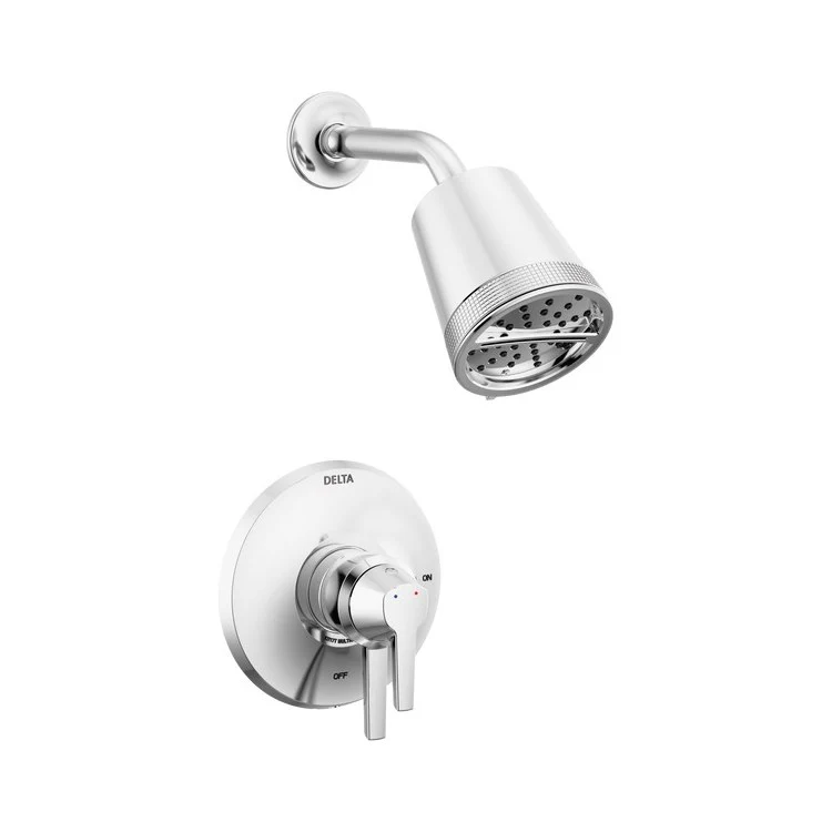 Shower Trim Galeon 17S with Cylinder Showerhead and Touch-Clean 1 Lever Lumicoat Chrome ADA 1.75 Gallons per Minute 3 Function - Frankwebs