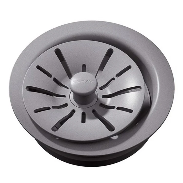 Drain Fitting Quartz Perfect Drain Disposer Flange with Removable Basket Strainer and Rubber Stopper 4 x 2 Inch Jubilee Polymer for Garbage Disposals Accommodate 4-1/2IN Flange 4 Inch - Frankwebs