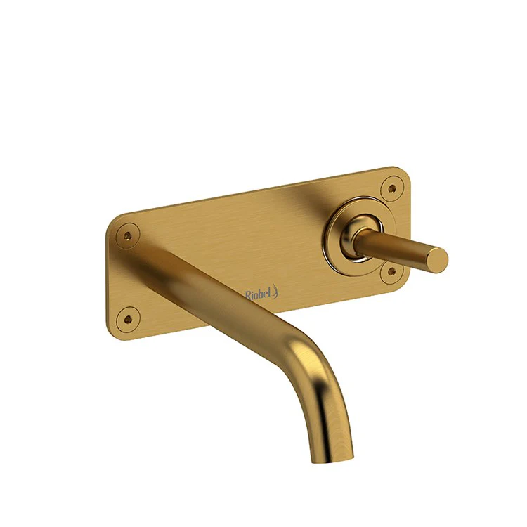 Lavatory Faucet Riu Wall Mount 1 Lever ADA Brushed Gold 1.5 Gallons per Minute - Frankwebs