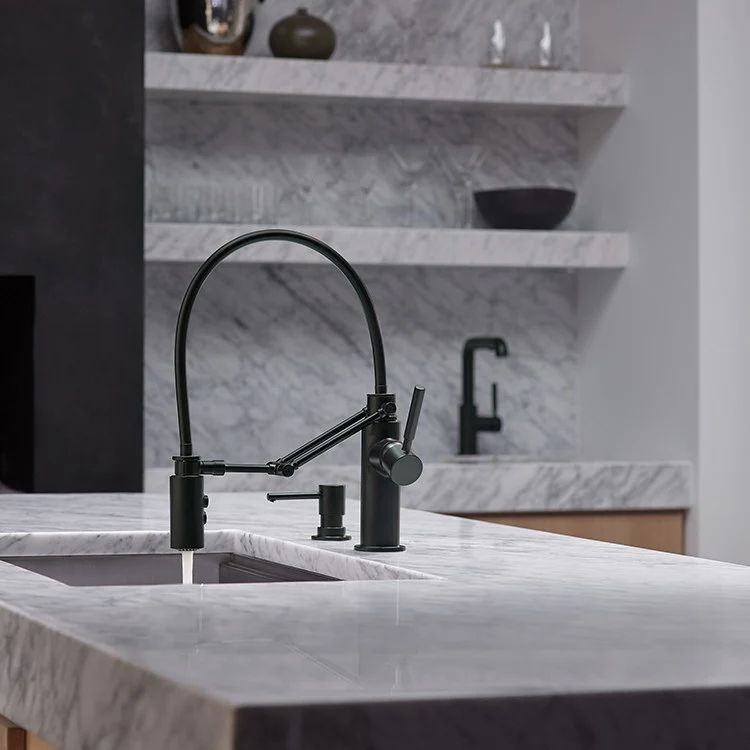 Solna Single Handle Articulating Kitchen Faucet - Frankwebs