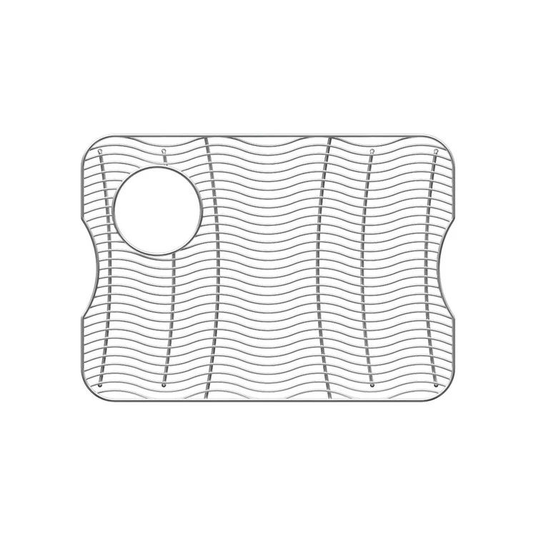 Sink Grid Bottom Grid 22 x 16 Inch Polished Stainless Steel for Fits Bowl Size 23x16-3/4 Inch Bowls with Rear Left Drain Opening - Frankwebs