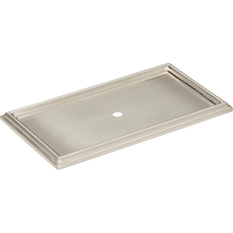 Backplate Atlas Campaign Rope 3-11/16 Inch Brushed Nickel Zinc Alloy - Frankwebs