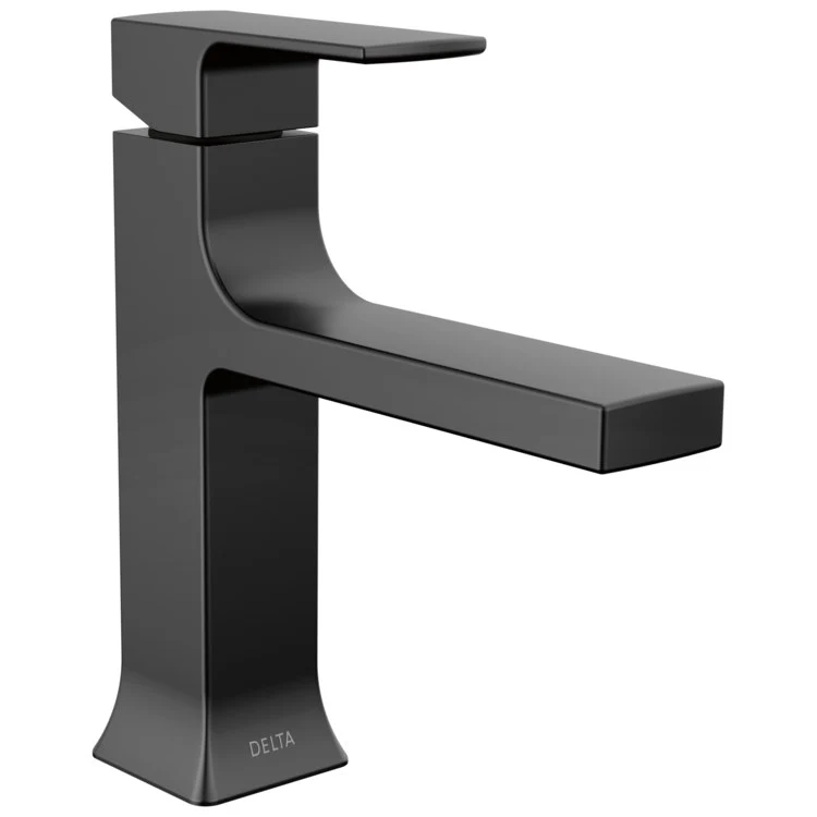 Lavatory Faucet Velum 1 Lever ADA WaterSense Matte Black 1.2 Gallons per Minute 4-7/16 Inch - Frankwebs