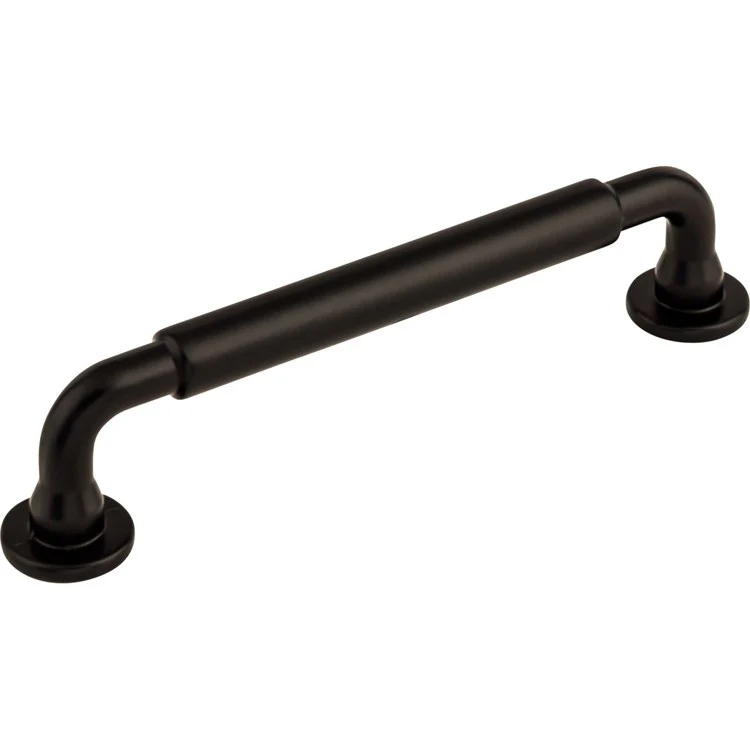 Pull Serene Lily D Handle for Decorative Hardware Flat Black Zinc Alloy 5-1/16 Inch - Frankwebs