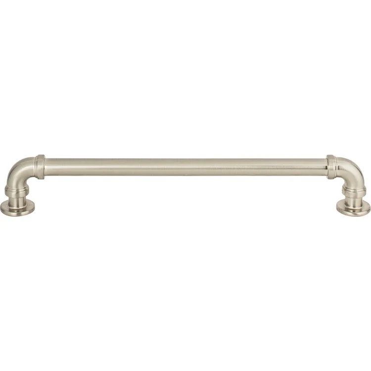 Drawer Pull Atlas Steam Punk Brushed Nickel Zinc Alloy 7-9/16 Inch 8-3/8 Inch - Frankwebs
