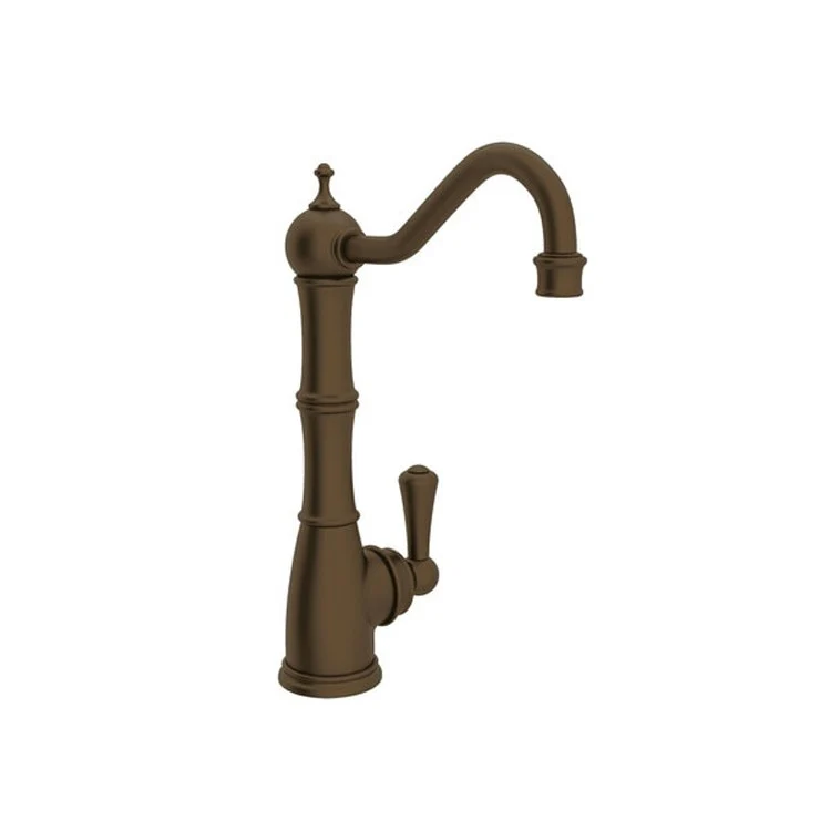 Filter Faucet Edwardian 1 Lever Polished Nickel Swivel Column Spout 0.5 Gallon per Minute - Frankwebs