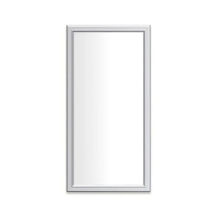 Medicine Cabinet Main Line 20 x 40 Inch 1 Doors Framed Mirror Chrome Flat Top Bryn Mawr Frame Slow Close Hinges 4 Inch - Frankwebs