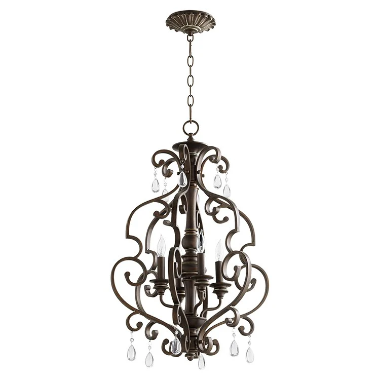 San Miguel Four-Light Foyer Chandelier - Frankwebs