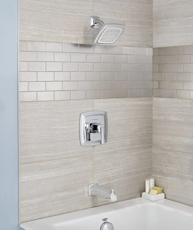 Townsend Pressure Balance Tub/Shower Valve Trim with Cartridge and Water-Saving Shower Head - Frankwebs