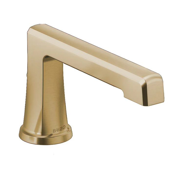 Roman Tub Trim Levoir Deck Mount with H2Okinetic Technology Less Handle Brilliance Luxe Gold WaterSense ADA 9-11/16 Inch Reach - Frankwebs