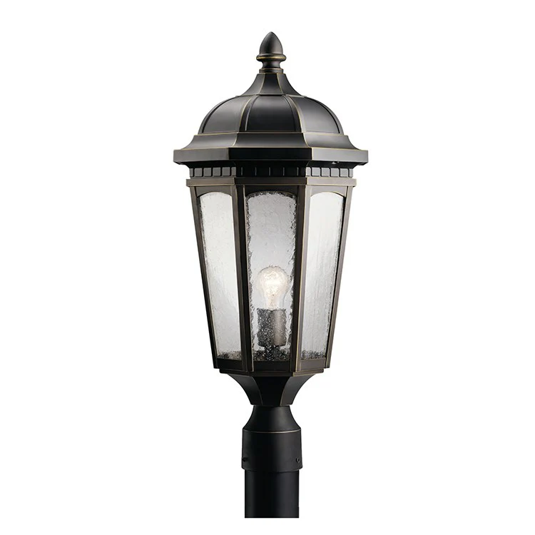 Courtyard Single-Light Outdoor Post Lantern - Frankwebs