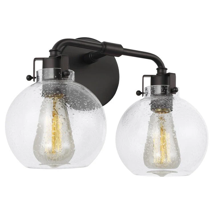 Clara Two-Light Bathroom Vanity Fixture - Frankwebs