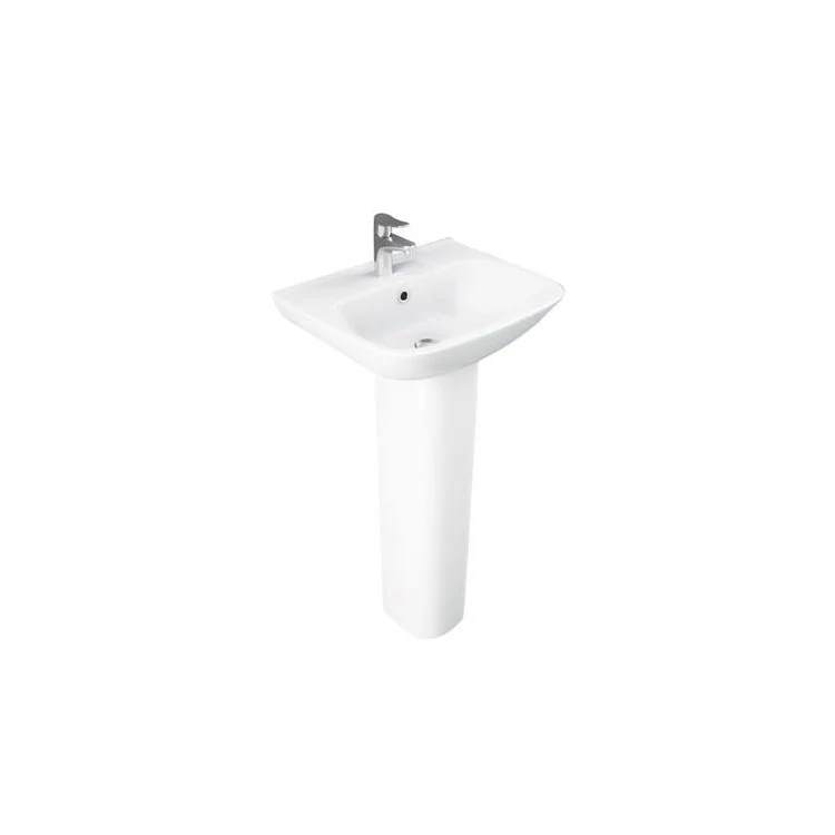 Pedestal White Eden 450 Lavatory Vitreous China - Frankwebs