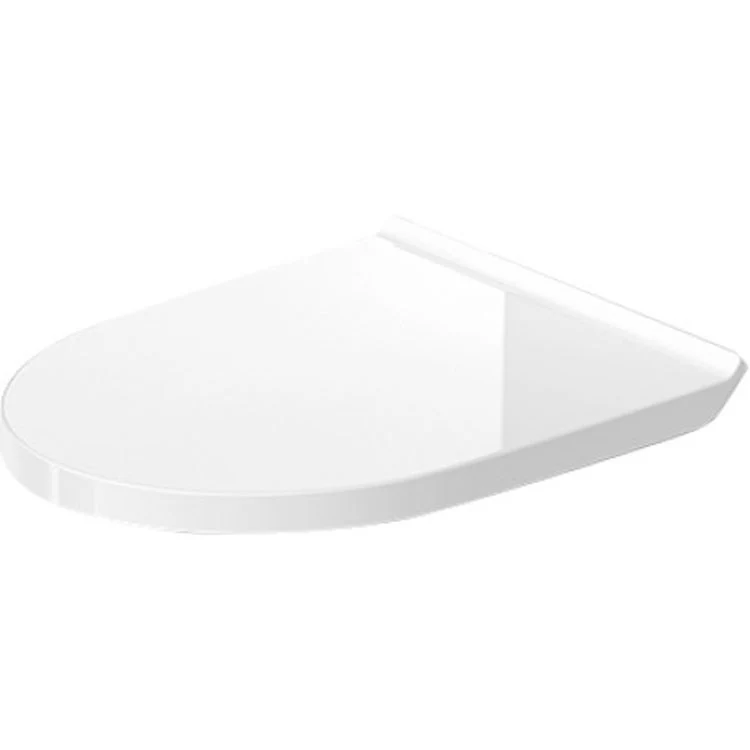 Toilet Seat DuraStyle Basic Elongated with Slow Closing Cover White Removable Stainless Steel Hinges 19-1/8 Inch - Frankwebs