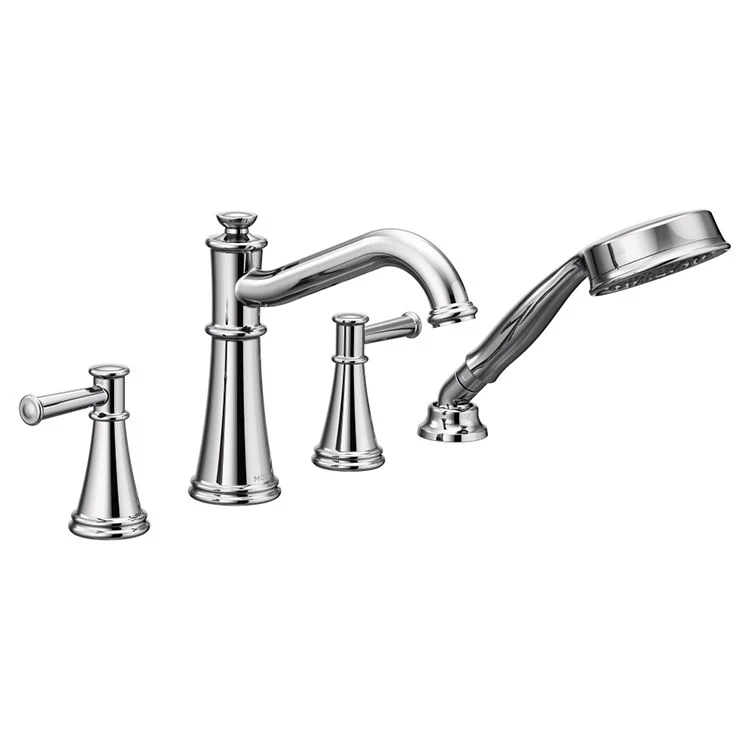 Belfield Two Handle Roman Tub Faucet with Handshower - Frankwebs