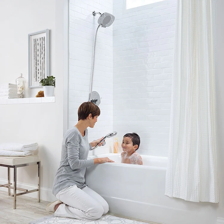 Spectra Plus Duo Water-Efficient Four-Function 2-in-1 Shower Head with Hose - Frankwebs