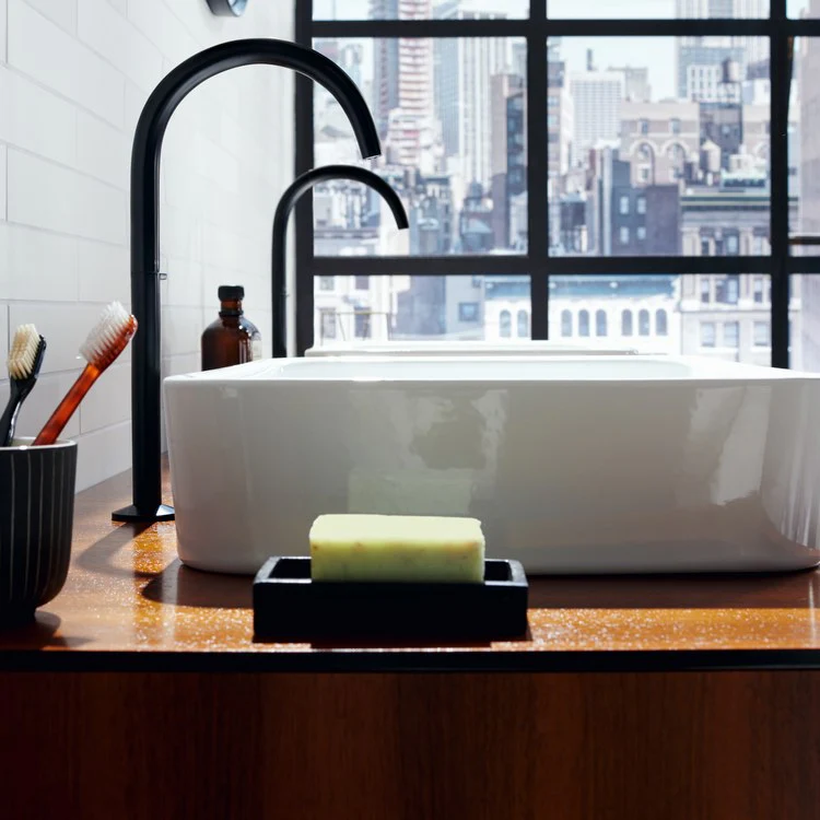 Soap Dish Universal Circular Brushed Black Chrome Wall Mount Rectangle Metal - Frankwebs